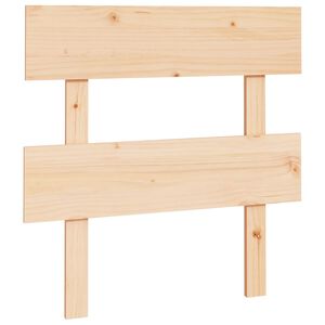 vidaXL Горна табла за легло, 78,5x3x81 см, бор масив