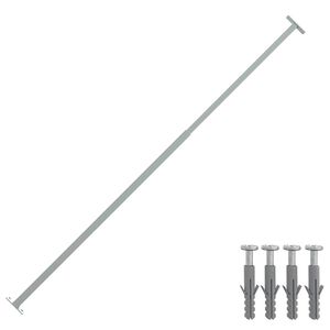 vidaXL Регулируем защитен прът за прозорец, 710-1200 мм