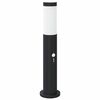 vidaXL Осветителна колона със сензор 50 см, неръждаема стомана, IP44