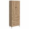 vidaXL Комплект шкафове 2 бр. 66 x 34,5 x 90 см Инженерна дървесина
