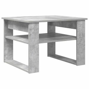 vidaXL Масичка за кафе Циментено сиво 64 x 54 x 44 см