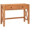 vidaXL Бюро с 2 чекмеджета, 100x40x75 см, тиково дърво