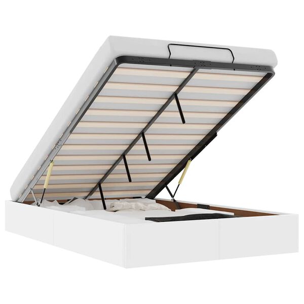 vidaXL Османска рамка за легло без матрак, 120x200 см, изкуствена кожа