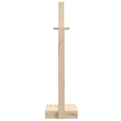 vidaXL Поставка за дърва за огрев 33,5x30x110 см бор масив