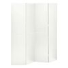 vidaXL 4-панелни паравани за стая, 2 бр, бели, 160x180 см, стомана