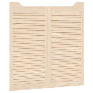 vidaXL Врати с люлеещо се отваряне 2 бр. 100 x 50 cm Натурално