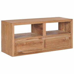 vidaXL ТВ шкаф, 90x30x40 cм, тиково дърво масив