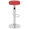 vidaXL Бар табуретки, 2 бр, виненочервени, текстил
