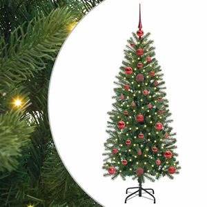 vidaXL С изкуствено коледно дърво Зелен 120 cm PE и PVC