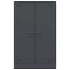 vidaXL Бюфет, антрацит, 67x39x107 см, стомана