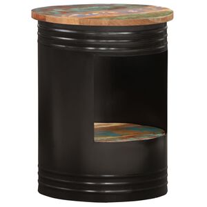 vidaXL Маса за кафе, 43x55 см, регенерирано дърво масив