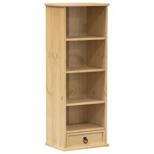 vidaXL CD шкаф Corona, 40x30x110 см, бор масив