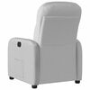 vidaXL Recliner Chair Cloud Grey Fabric