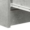 vidaXL Сайдборд, бетонно сив, 60x35x98,5 см, инженерно дърво