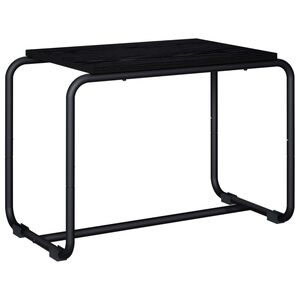 vidaXL ТВ стойка 60 x 35.5 x 42 cm Черен дъб Инженерна дървесина