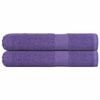 vidaXL Кърпи FROGN 2 бр. Лилави 100x200 см 360 г/м&sup2;