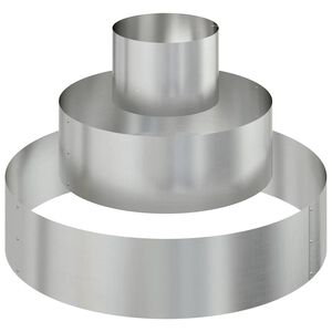 vidaXL Градинска саксия Сребрист 90 x 90 x 20 см Галванизирана стомана