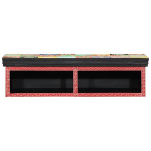 vidaXL ТВ шкаф Многоцветен 80 x 30 x 22 см Инженерна дървесина
