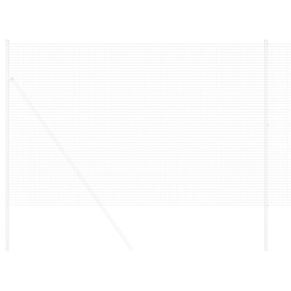 vidaXL Заварена мрежа ограда Сребрист 1.6 x 10 m