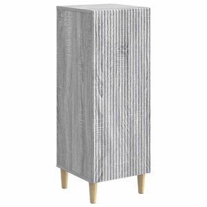 vidaXL Служебен шкаф Сива сонома 33 x 34,5 x 90 см Инженерна дървесина