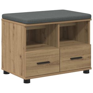 vidaXL Пейка за коридор Артизан Дъб 60 x 38 x 46 см
