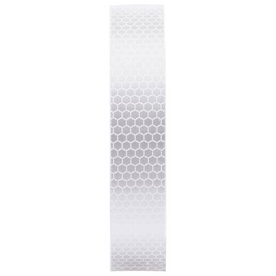 vidaXL Светлоотразителна лента бяла 2,5 см x 20 м PVC