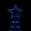 vidaXL Коледна елха конус, синя, 1400 LED, 160x500 см