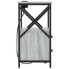 vidaXL Нощен шкаф 2 pcs Сив Сонома 40 x 31 x 60 см Инженерно дърво