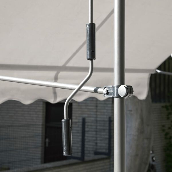 HI Мобилен сенник, 200x120 см, сив