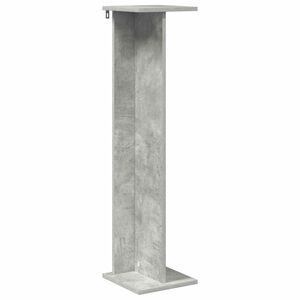 vidaXL Стойка за растения Бетонно сиво 25 x 25,5 x 100,5 см