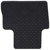 vidaXL Автомобилен килим 4 pcs Черно Каучук