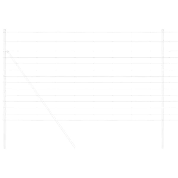 vidaXL Ограда за пасища Сребрист 25 x 1,4 м Поцинкована стомана