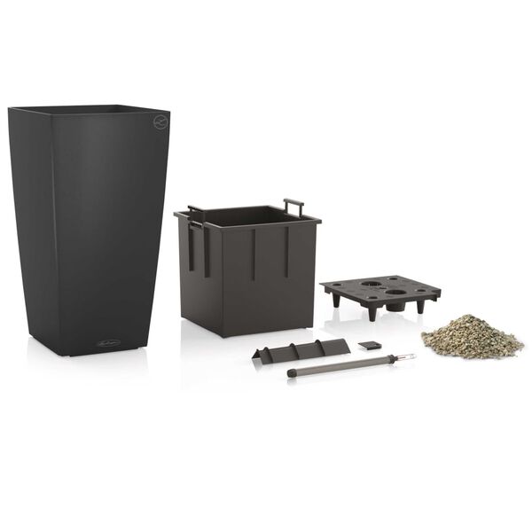 LECHUZA Плантер Cubico Color 30 ALL-IN-ONE, шисти, 13138