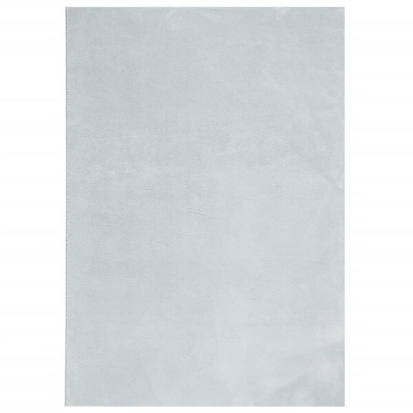 vidaXL Килим HUARTE с къс косъм, мек и миещ се, син, 160x230 см