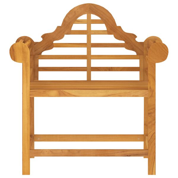 vidaXL Градински стол 88x60x92 см тиково дърво масив