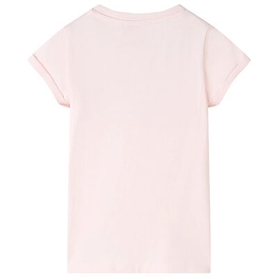 Детска тениска, нежно розово, 92