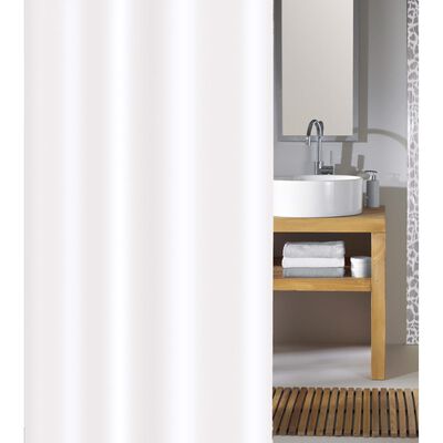 430282 Kleine Wolke Shower Curtain "Phoenix" 120x200 cm White