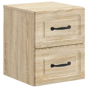 vidaXL Спален шкаф с монтаж на стена Дъб сонома 34,5 x 33 x 40 см
