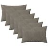vidaXL Калъфка за възглавница 6 pcs HEERLEN Светлосиво 40 x 60 cm