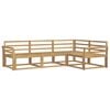 vidaXL Комплект дивани за открито 4 pcs Бяло 250 x 170,5 x 73 см