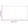 vidaXL Балконен екран Теракота 110 x 200 см Оксфордска тъкан