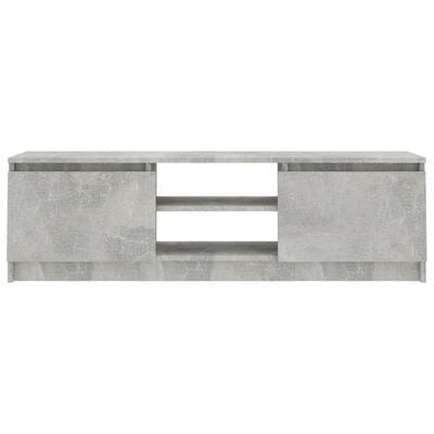 vidaXL ТВ шкаф, бетонно сиво, 120x30x35,5 см, ПДЧ