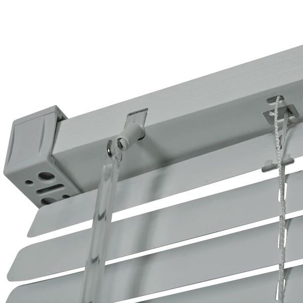 vidaXL Алуминиеви щори за прозорци, 120x220 см, сребристи