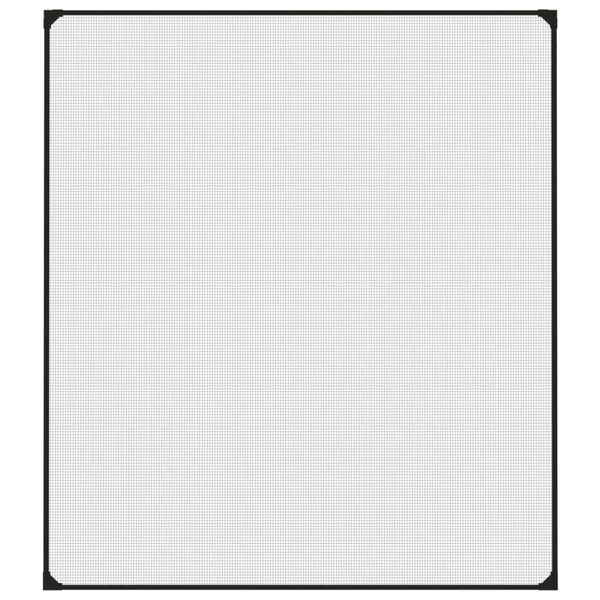 vidaXL Магнитна мрежа против насекоми за прозорци, антрацит, 120x140см