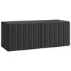 vidaXL Стенно монтиран ТВ шкаф 78,5 x 31 x 30 см Черно