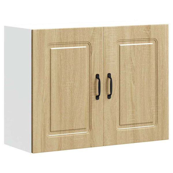 vidaXL Кухненски стенен шкаф, Kalmar, дъб сонома, инженерно дърво