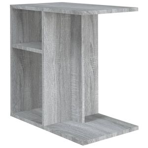 vidaXL Странична маса, cив сонома, 50x30x50 см, инженерно дърво
