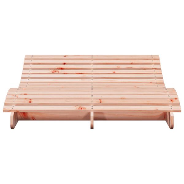 vidaXL Шезлонг, 205x110x31,5 см, дугласко дърво масив