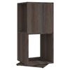 vidaXL Въртящ се шкаф сив дъб сонома 34,5x34,5x75,5 см инженерно дърво