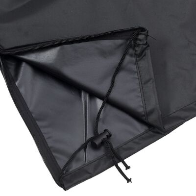 vidaXL Покривало за градински чадър черно 240x57/57 см 420D Оксфорд